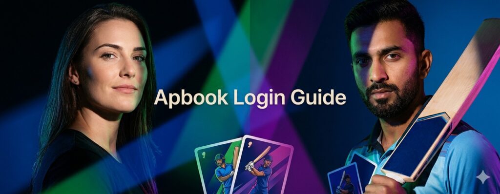 Step-by-step Apbook login guide showing username and password entry